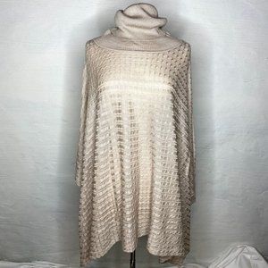 Boston Proper poncho size XS/S beige